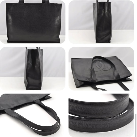 💥💥SOLD—AUTHENTIC CHANEL CC LOGO CAVIAR LEATHER TOTE BAG—SOLD🔥🔥 - Picture 5 of 15